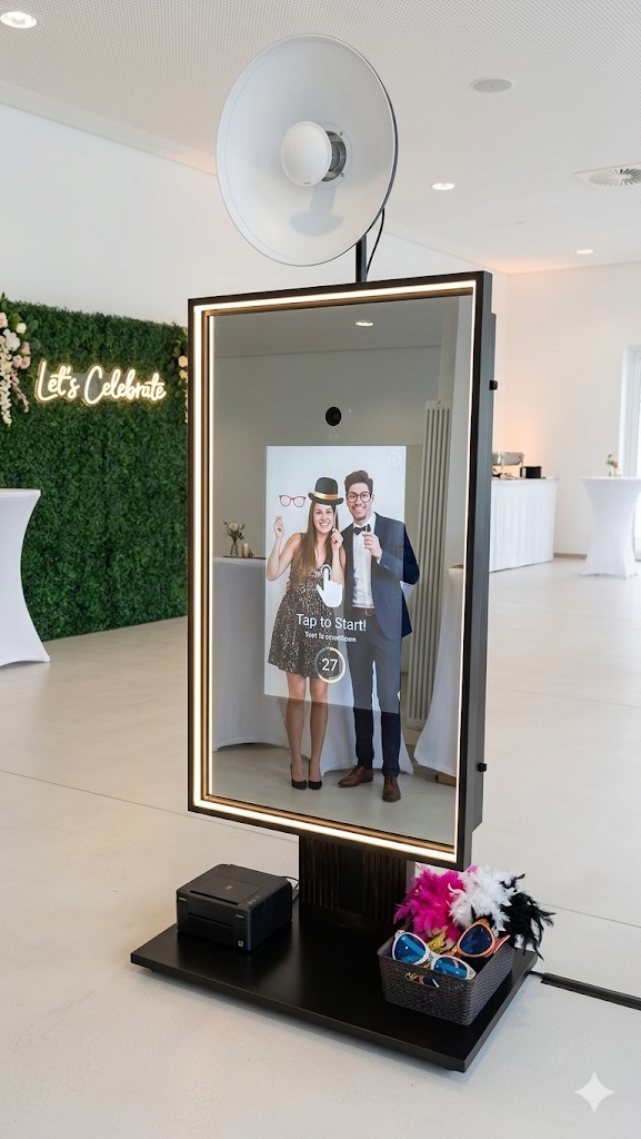 Fotobox auf einer Feier